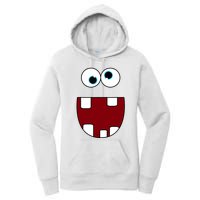 Funny Silly Monster Face Smiling Easy Halloween Costume Women's Pullover Hoodie