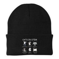 Funny Science Meme Cats In Stem Scientist Nerd Cat Lover Beanie