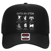 Funny Science Meme Cats In Stem Scientist Nerd Cat Lover Trucker Hat