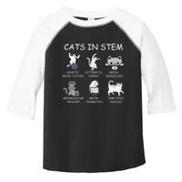 Funny Science Meme Cats In Stem Scientist Nerd Cat Lover Toddler Fine Jersey T-Shirt