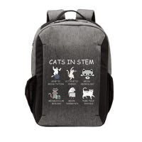Funny Science Meme Cats In Stem Scientist Nerd Cat Lover Vector Backpack