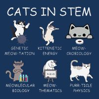 Funny Science Meme Cats In Stem Scientist Nerd Cat Lover Infant Baby Jersey Bodysuit