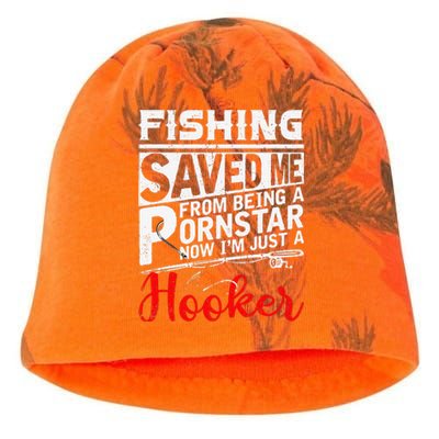 Fishing Saved Me From Being A Pornstar Now Im Just A Hooker Kati - Camo Knit Beanie