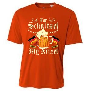 For Schnitzel My Nitzel Funny Oktoberfest Cooling Performance Crew T-Shirt