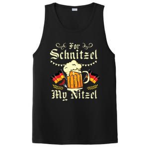 For Schnitzel My Nitzel Funny Oktoberfest PosiCharge Competitor Tank