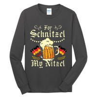 For Schnitzel My Nitzel Funny Oktoberfest Tall Long Sleeve T-Shirt