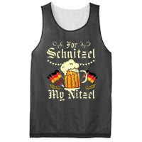 For Schnitzel My Nitzel Funny Oktoberfest Mesh Reversible Basketball Jersey Tank