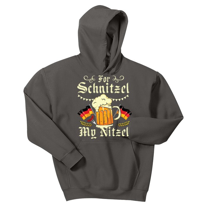 For Schnitzel My Nitzel Funny Oktoberfest Kids Hoodie