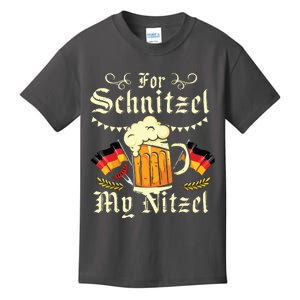 For Schnitzel My Nitzel Funny Oktoberfest Kids T-Shirt