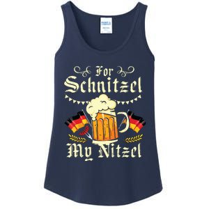 For Schnitzel My Nitzel Funny Oktoberfest Ladies Essential Tank