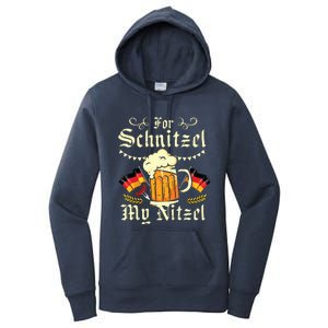 For Schnitzel My Nitzel Funny Oktoberfest Women's Pullover Hoodie