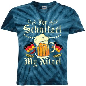 For Schnitzel My Nitzel Funny Oktoberfest Kids Tie-Dye T-Shirt