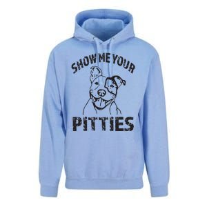 Funny Show Me Your Pitties Shirts Pitbull Owner Unisex Surf Hoodie