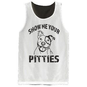 Funny Show Me Your Pitties Shirts Pitbull Owner Mesh Reversible Basketball Jersey Tank