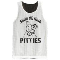 Funny Show Me Your Pitties Shirts Pitbull Owner Mesh Reversible Basketball Jersey Tank