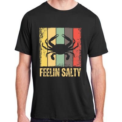 Feelin Salty Maryland Crab Retro Vintage Adult ChromaSoft Performance T-Shirt