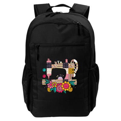 Floral Sewing Machine Flower Seamstress Sewing Machine Backpack