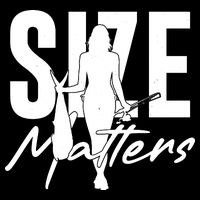 Funny Size Matters Sexy Woman Fisher Fisherman Women's V-Neck T-Shirt