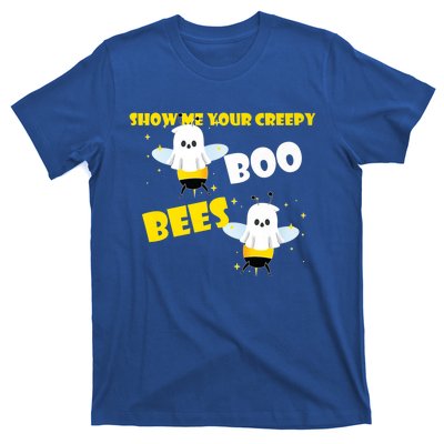 Funny Show Me Your Creepy Boo Bees Halloween Couples Costume Meaningful Gift T-Shirt