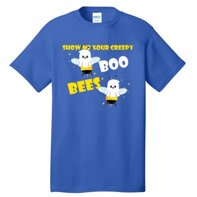 Funny Show Me Your Creepy Boo Bees Halloween Couples Costume Meaningful Gift Tall T-Shirt