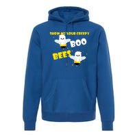 Funny Show Me Your Creepy Boo Bees Halloween Couples Costume Meaningful Gift Premium Hoodie