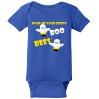 Funny Show Me Your Creepy Boo Bees Halloween Couples Costume Meaningful Gift Baby Bodysuit