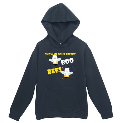 Funny Show Me Your Creepy Boo Bees Halloween Couples Costume Meaningful Gift Urban Pullover Hoodie