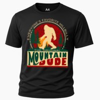 Funny Sasquatch Mountain Dude EveryoneS Favorite Hillbilly Cooling Performance Crew T-Shirt