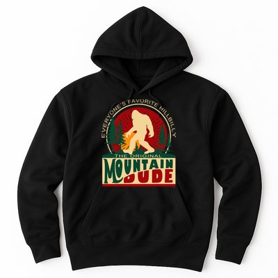 Funny Sasquatch Mountain Dude EveryoneS Favorite Hillbilly Hoodie