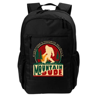 Funny Sasquatch Mountain Dude EveryoneS Favorite Hillbilly Backpack