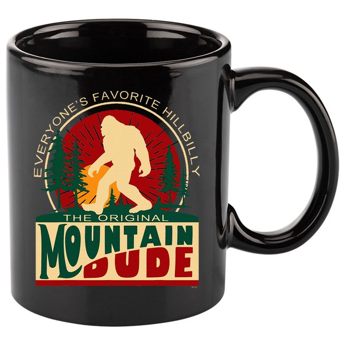 Funny Sasquatch Mountain Dude EveryoneS Favorite Hillbilly 11oz C Handle Ceramic Mug