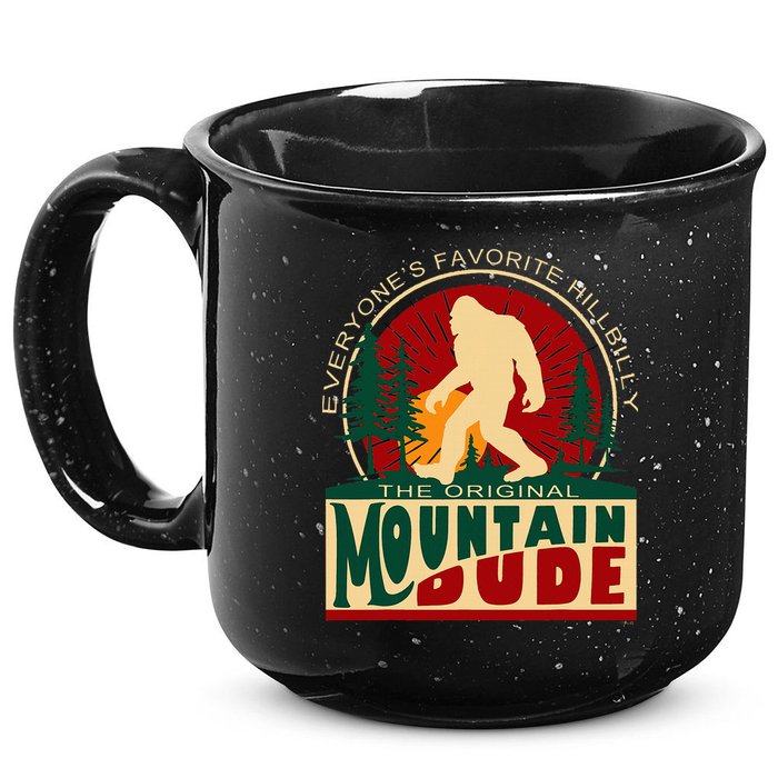 Funny Sasquatch Mountain Dude EveryoneS Favorite Hillbilly 15oz Campfire Ceramic Mug