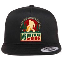 Funny Sasquatch Mountain Dude EveryoneS Favorite Hillbilly Flat Bill Trucker Hat