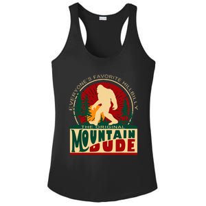 Funny Sasquatch Mountain Dude EveryoneS Favorite Hillbilly Ladies PosiCharge Competitor Racerback Tank