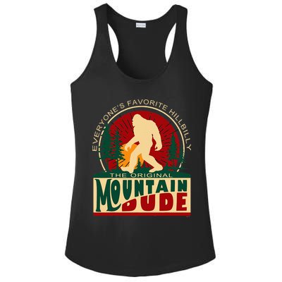 Funny Sasquatch Mountain Dude EveryoneS Favorite Hillbilly Ladies PosiCharge Competitor Racerback Tank