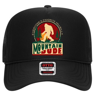 Funny Sasquatch Mountain Dude EveryoneS Favorite Hillbilly Trucker Hat