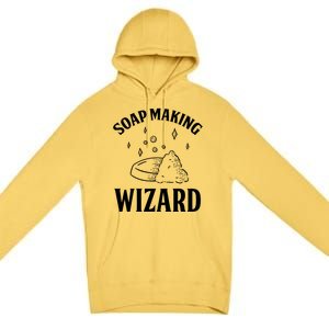 Funny Soap Maker Soap Making Wizard Diy Handmade Crafting Funny Gift Premium Pullover Hoodie