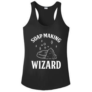 Funny Soap Maker Soap Making Wizard Diy Handmade Crafting Funny Gift Ladies PosiCharge Competitor Racerback Tank