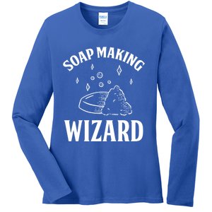 Funny Soap Maker Soap Making Wizard Diy Handmade Crafting Funny Gift Ladies Long Sleeve Shirt