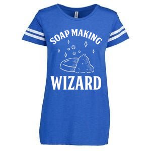 Funny Soap Maker Soap Making Wizard Diy Handmade Crafting Funny Gift Enza Ladies Jersey Football T-Shirt