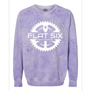 Flat Six Meant To Be Driven Gear Sport Car Meaningful Gift Colorblast Crewneck Sweatshirt