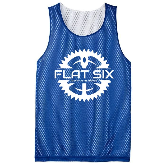 Flat Six Meant To Be Driven Gear Sport Car Meaningful Gift Mesh Reversible Basketball Jersey Tank