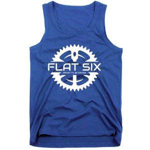 Flat Six Meant To Be Driven Gear Sport Car Meaningful Gift Tank Top