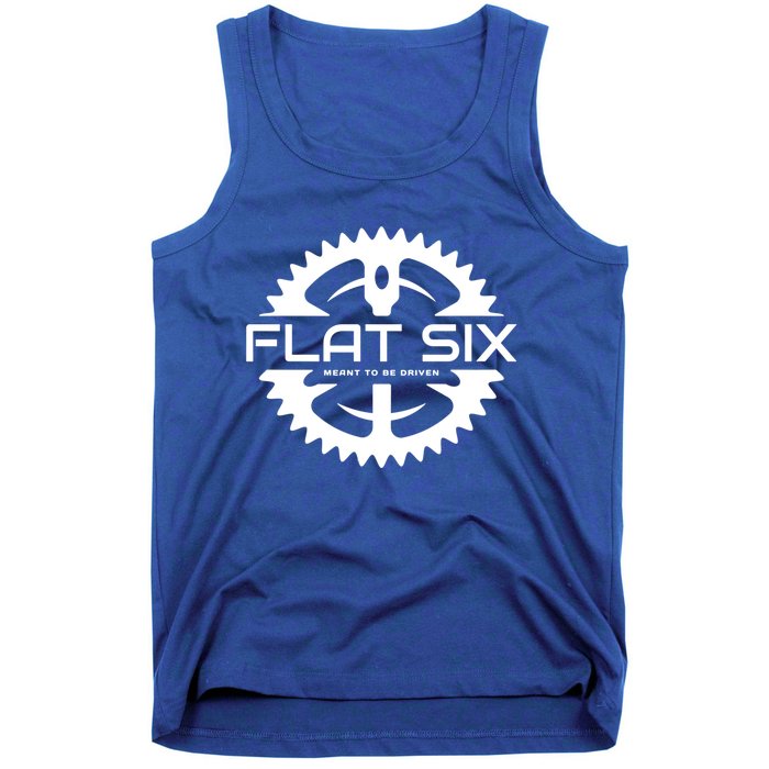 Flat Six Meant To Be Driven Gear Sport Car Meaningful Gift Tank Top