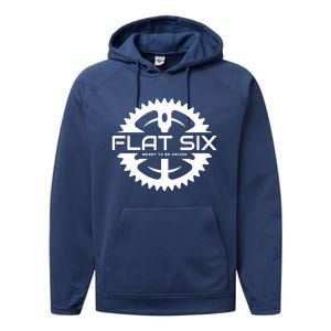 Flat Six Meant To Be Driven Gear Sport Car Meaningful Gift Performance Fleece Hoodie