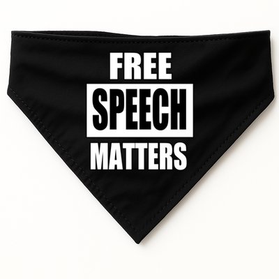 Free Speech Matters USA-Made Doggie Bandana
