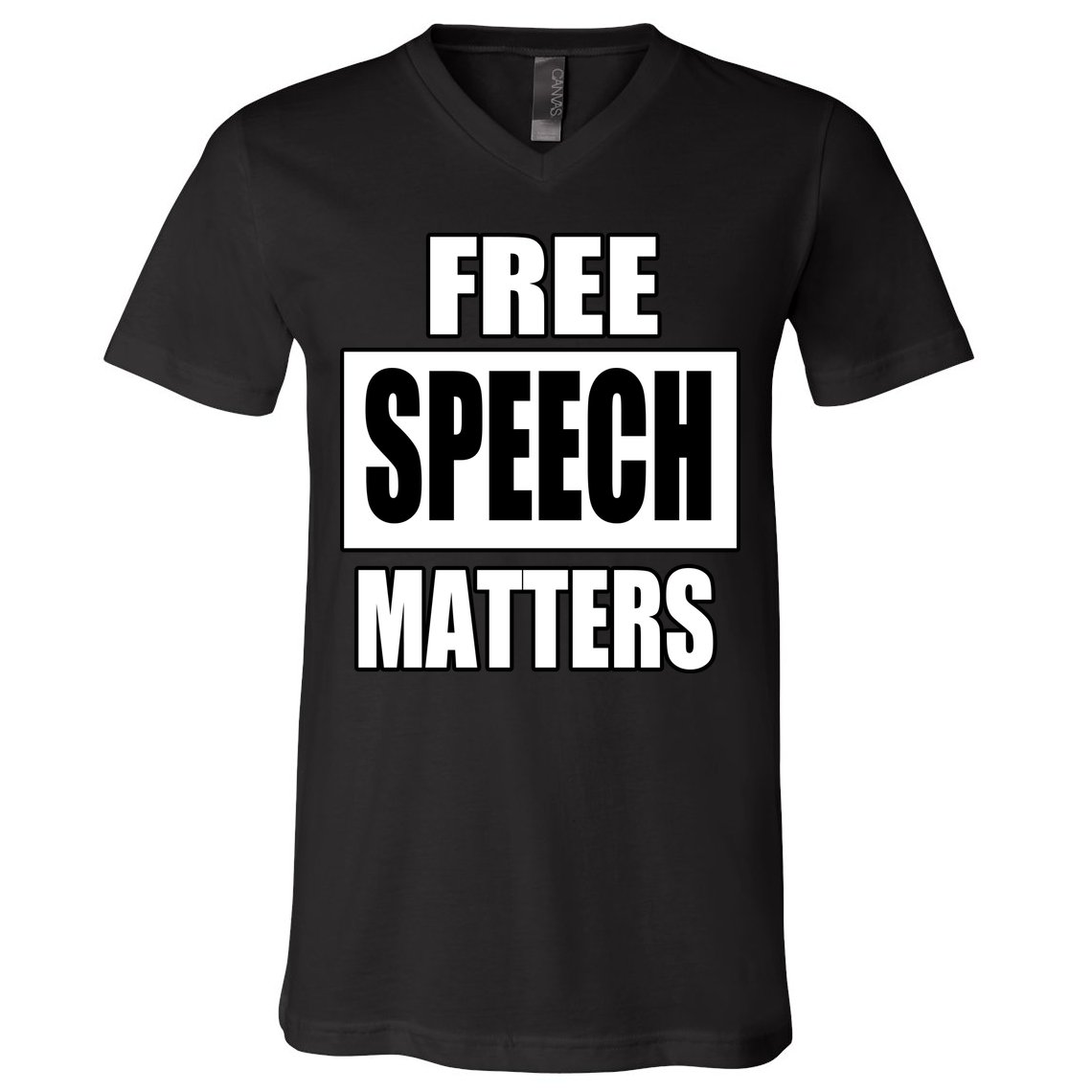 Free Speech Matters V-Neck T-Shirt