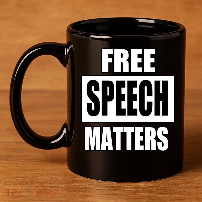 Free Speech Matters 11oz C Handle Ceramic Mug