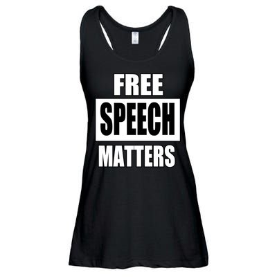 Free Speech Matters Ladies Essential Flowy Tank