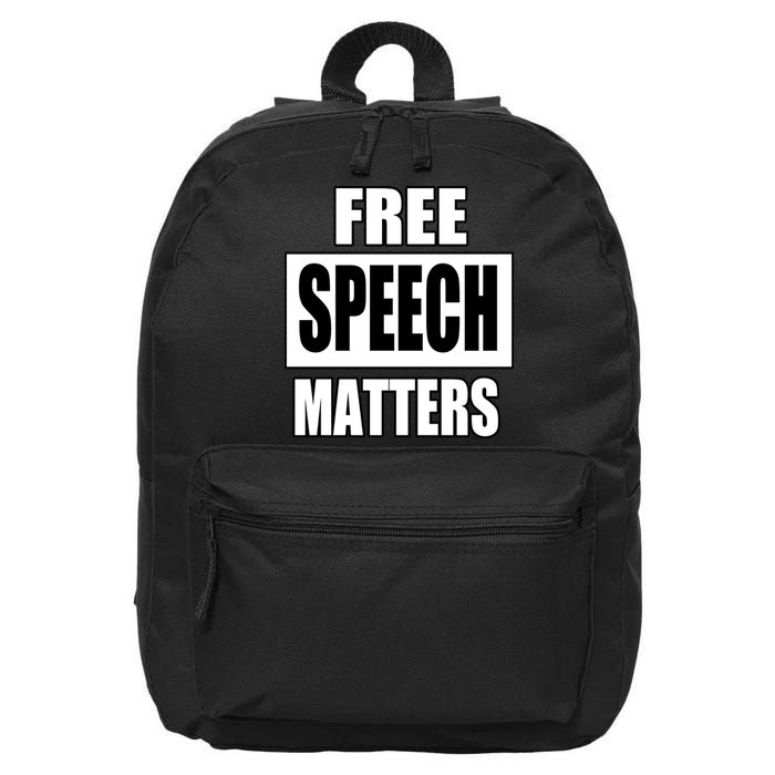 Free Speech Matters 16 in Basic Backpack